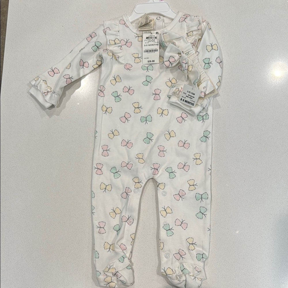 Kids Onesie with Matching Bow